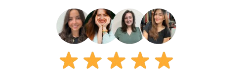 Happy bakers with 5-star reviews